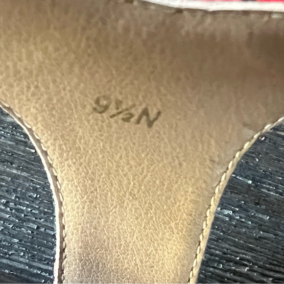 VANELI colorful T Strap sandal Sz 9.5 - Picture 3 of 6